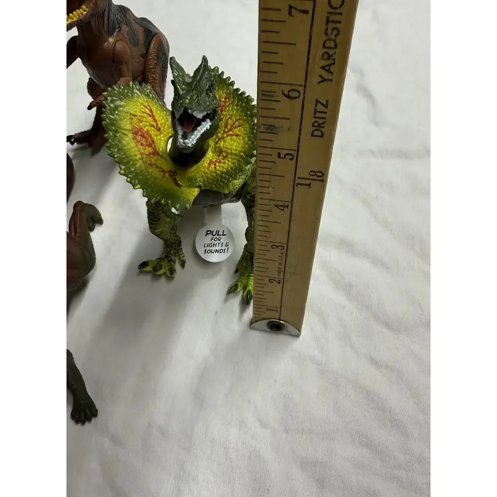 Jurassic World Dinosaur Figures Set Of 5 Make Sounds Different Sizes Kid Galaxy
